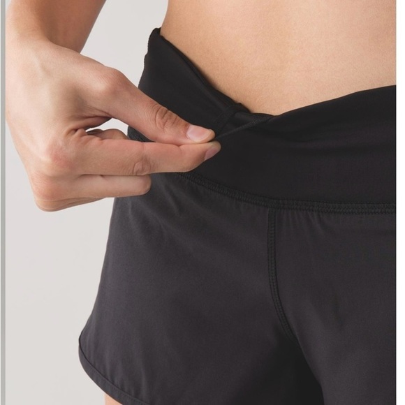 lululemon athletica Women's Black Speed Short - Picture 2 of 5